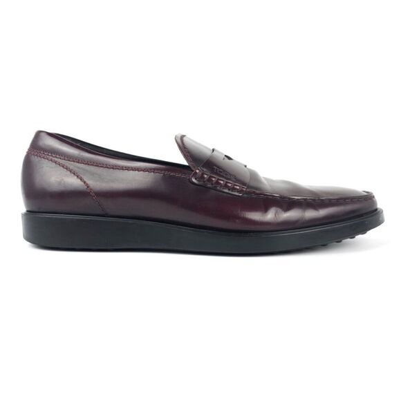 TOD\'S Penny Loafers High Shine Bordeaux Patent Leather Old Money Quiet Luxury 10 main image 7
